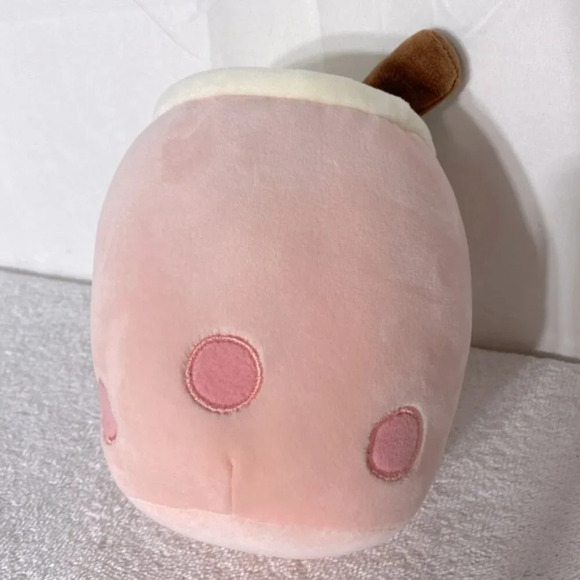 Lissipuppe Strawberry Boba Pink Plush Soft  Toy Squishmallow - Picture 3 of 9